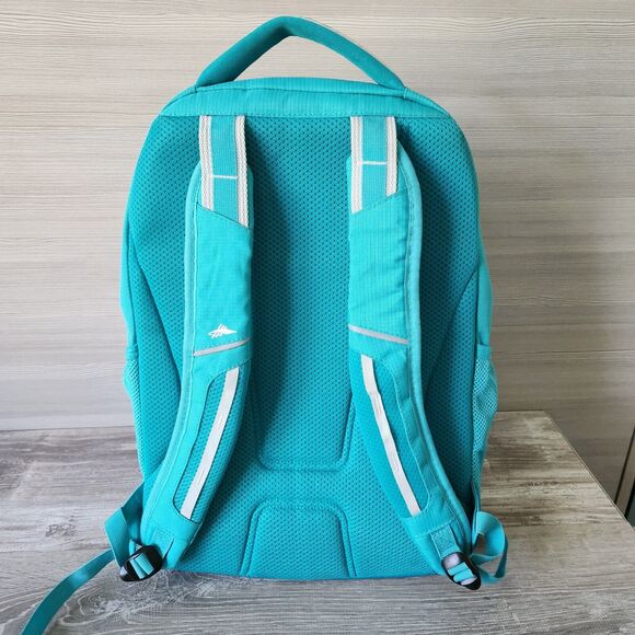 High Sierra Unisex Riprap Water Repellent Everyday Laptop Backpack Aqua Blue - Picture 5 of 16
